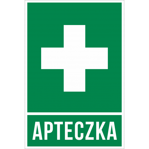 Naklejka - APTECZKA - A-01
